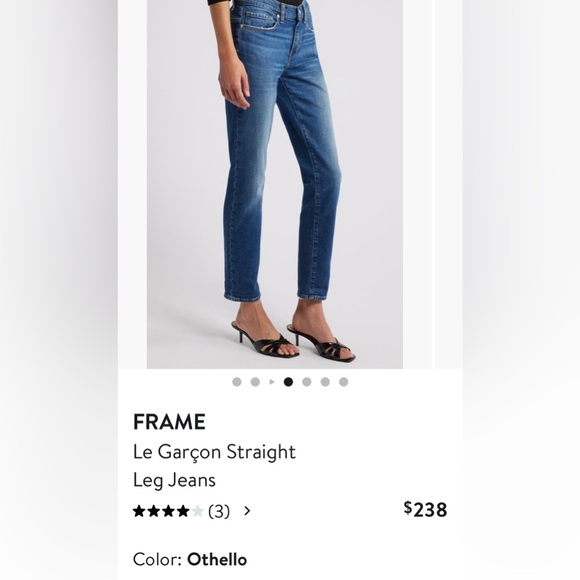 Frame Le Garçon Straight Leg Jean size 29 - Picture 3 of 5